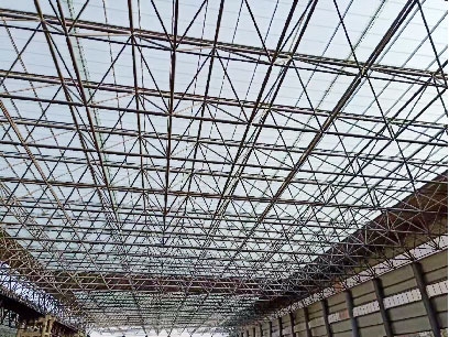 福祥工貿(mào)儲配中心項目原煤場封閉煤棚網(wǎng)架工程